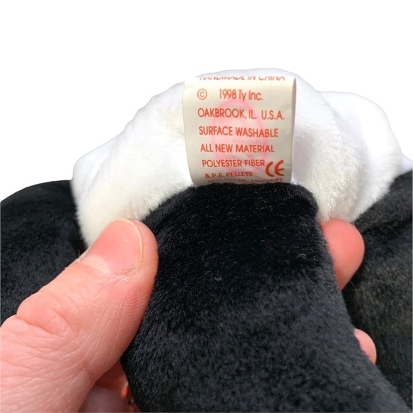 TY Beanie Baby 90’s Fortune Panda Plush Bear With Rare Tag Errors Collector - Picture 8 of 16
